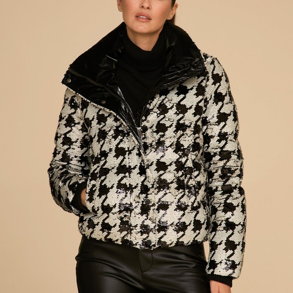 Stylish Black and White Women's Jacket